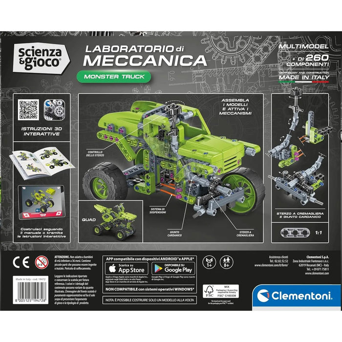CLEMENTONI Laboratorio Di Meccanica Monster Truck