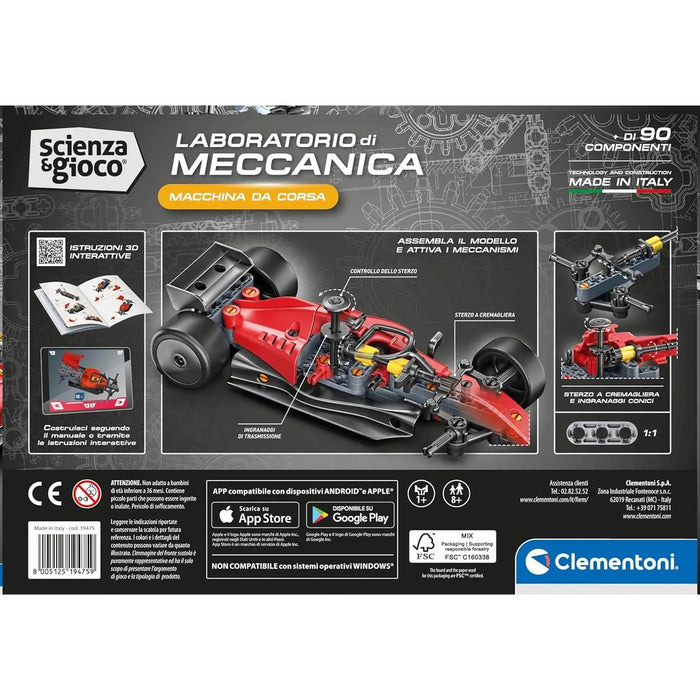 CLEMENTONI Laboratorio Di Meccanica Auto Da Corsa
