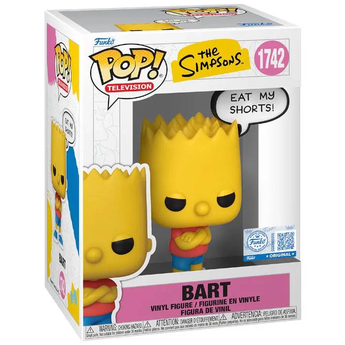 FUNKO Funko Pop The Simpsons Bart Eat My Shorts 1742 - FUPC2156
