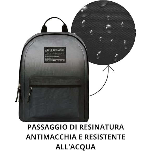 Zaino Grab Shaded Black Oyster - DS22GBPS95
