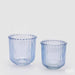 EDG Vaso Righe 2Pz Blu - 107412810