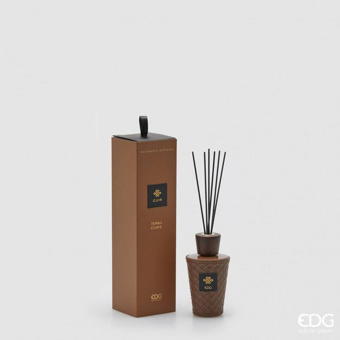EDG Profumatore Per Ambiente A Bastoncini Cuir 150 Ml Tonka Clove - 5500069ATCL