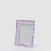 EDG Portafoto Cornice Balze Rettangolare H 20 Cm L 15 Cm Lilla - 7600274A500