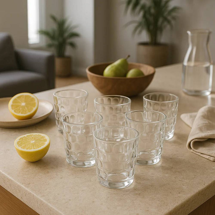 EDG Bicchiere Optic Tumbler H 9,6 Cm D 8 Cm 6 Pz - 7800060A000