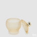 EDG Contenitore Decorativo Con Micro Quadretti Bombato H 14,5 Cm D 10,5 Cm Giallo - 8101417A200