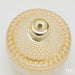 EDG Contenitore Decorativo Con Micro Quadretti Bombato H 11,5 Cm D 8,5 Cm Giallo - 8101418A200