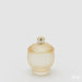 EDG Contenitore Decorativo Con Micro Quadretti Bombato H 11,5 Cm D 8,5 Cm Giallo - 8101418A200
