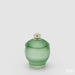 EDG Contenitore Decorativo Con Micro Quadretti Bombato H 11,5 Cm D 8,5 Cm Verde - 8101418A700