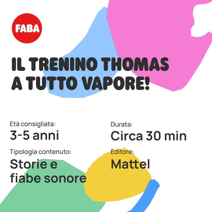 FABA Trenino Thomas A Tutto Vapore - FFR15604