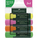 FABER CASTELL Evidenziatori Textliner 48 Confezione Da 4 Pezzi - 254844