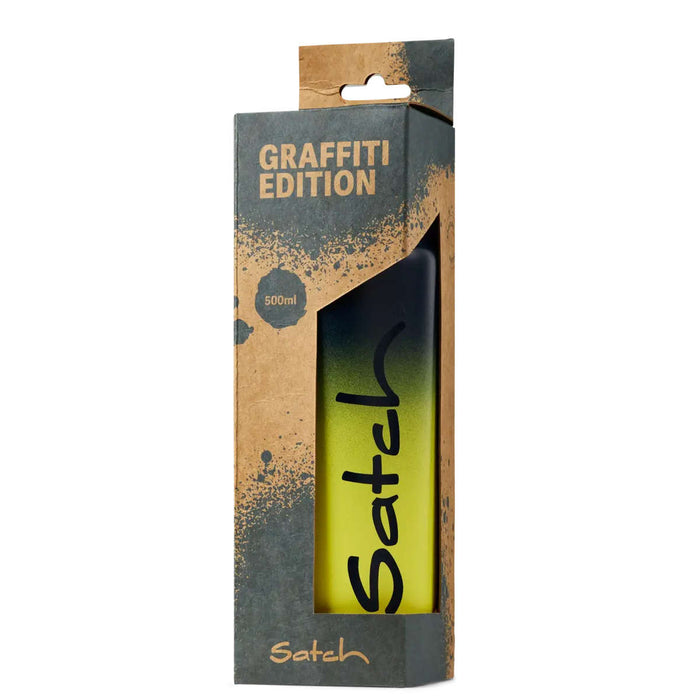 FOND OF Satch Borraccia 500 Ml Inox Blue Graffiti - 01017-90244-10