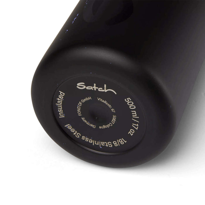 FOND OF Satch Borraccia 500 Ml Inox Black - SAT-EBO-001-800
