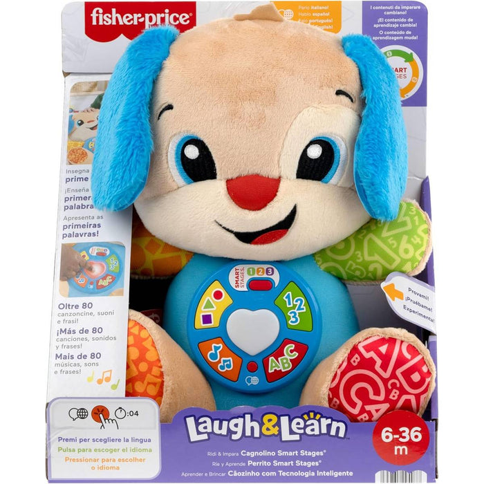 Il Cagnolino Smart Stages Ridi & Impara, Giocattolo Per Bambini 6+ Mesi - FPM51