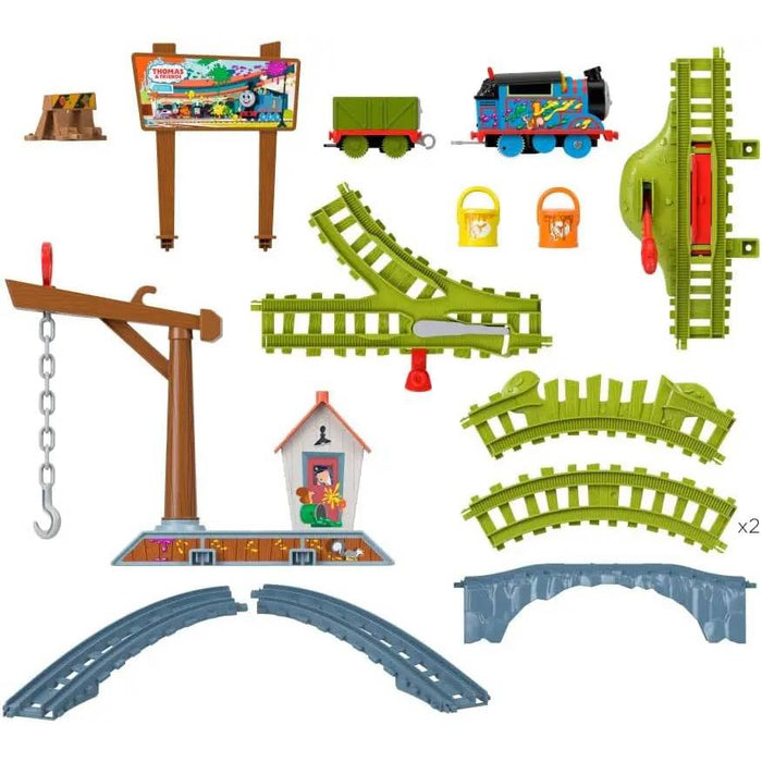 FISHER PRICE Trenino Thomas Pista Avventure A Colori - HTN34