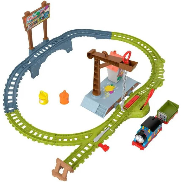 FISHER PRICE Trenino Thomas Pista Avventure A Colori - HTN34