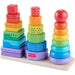 FISHER PRICE Set 3 Piramidi In Legno - HXT76