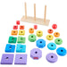 FISHER PRICE Set 3 Piramidi In Legno - HXT76