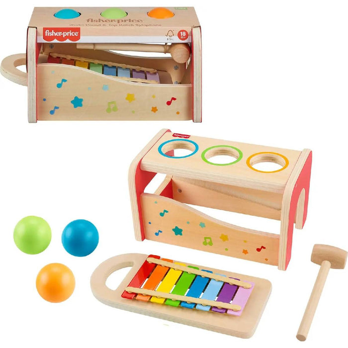 FISHER PRICE Wood Xilofono E Musica - HXT88