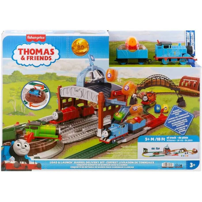 FISHER PRICE Trenino Thomas Pista Centro Consegna Barili - JDF26