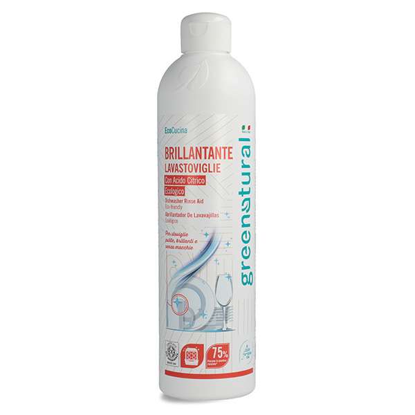 GREENATURAL Brillantante Per Lavastoviglie Eco 500Ml - CON041