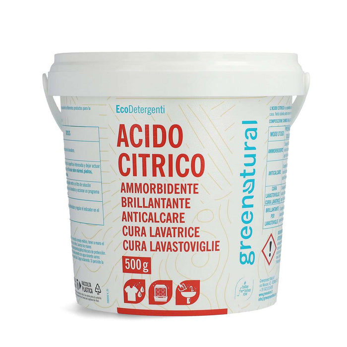 GREENATURAL Acido Citrico 500 Gr - PRO993