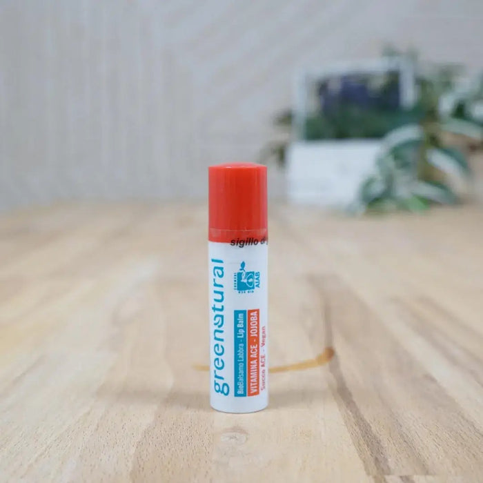 GREENATURAL Bio Balsamo Labbra Olio Di Jojoba Vitamine A+C+E