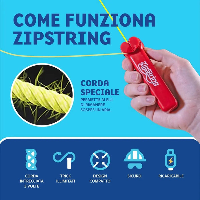 CREATIVAMENTE Zipstring Rosso