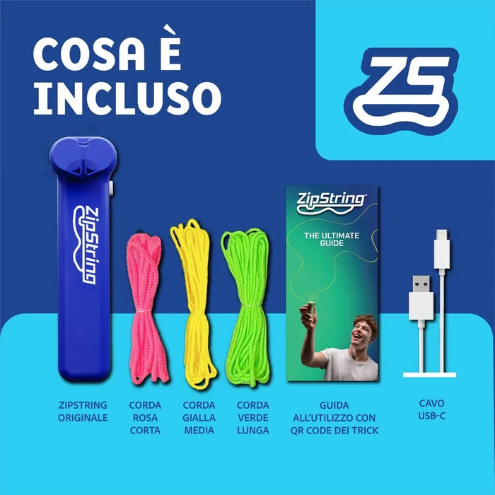 CREATIVAMENTE Zipstring Rosso