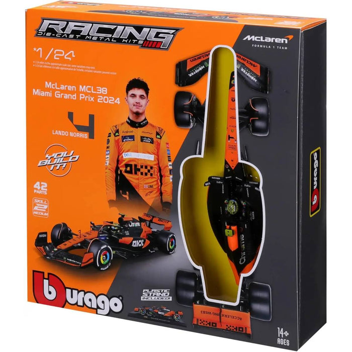 GOLIATH Bburago Mclaren Mcl38 2024 Kit Di Montaggio Scala 1:24 - BRG18-28504