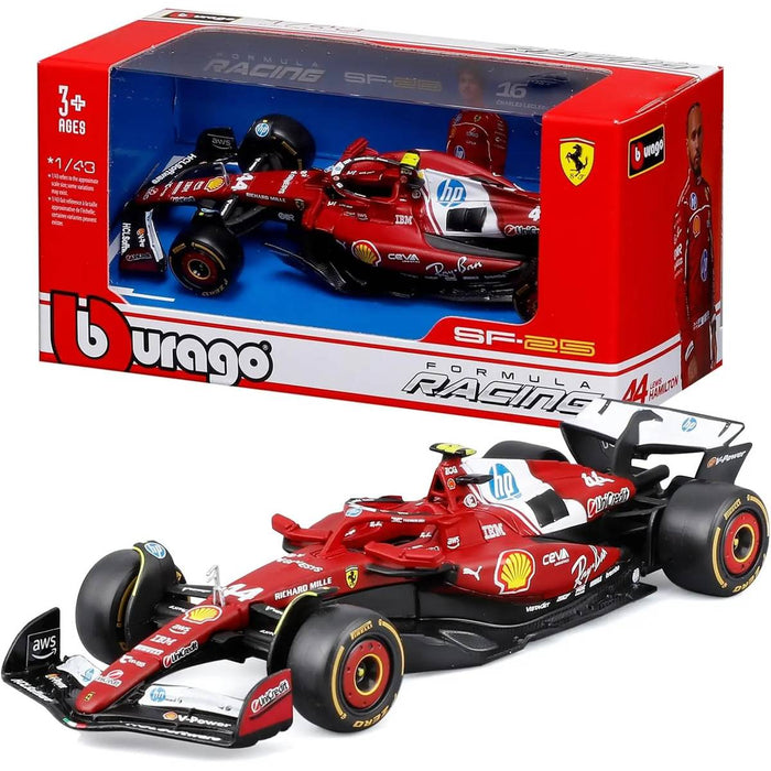 GOLIATH Burago F1 Ferrari Sf 25 44 Hamilton Wb 1:43 - BRG18-36810-18-36