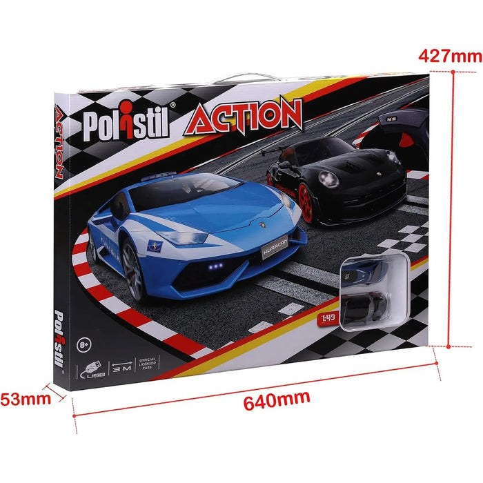 GOLIATH Polistil Pista Porsche-Lambo Usb 1-43