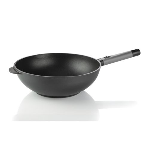 GUZZINI Wok Saltapasta Cm32 Con Manico Removibile Grgio Opaco Cook&Space - 09853233