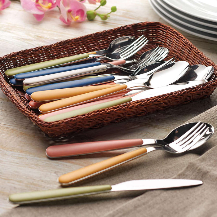GUZZINI Set 24 Pezzi Posate Pop Verde Salvia - 127500176