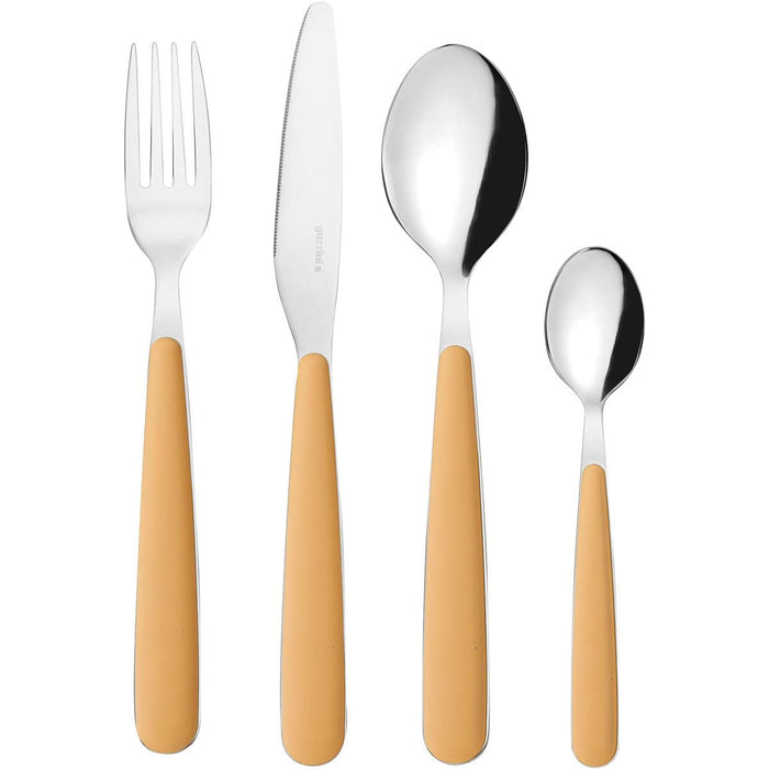 GUZZINI Set 24 Pezzi Posate Pop Giallo - 127500206