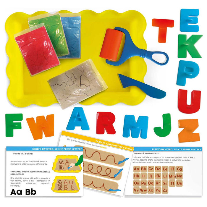 HEADU Lavagna Di Sabbia Leggo E Scrivo Montessori - IT22403
