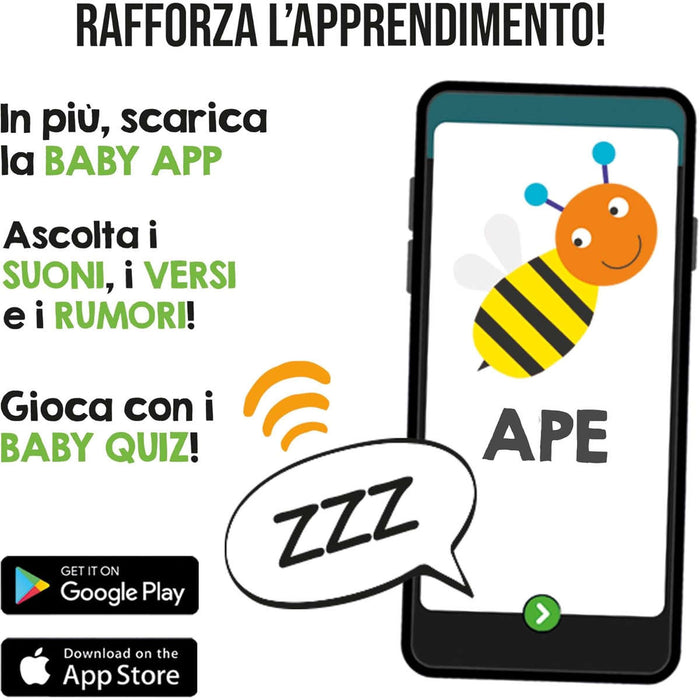 HEADU Flashcards Parlanti Suoni Versi E Rumori - IT58875