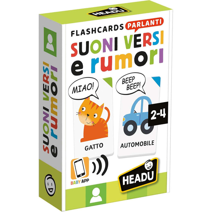 HEADU Flashcards Parlanti Suoni Versi E Rumori - IT58875