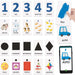 HEADU Flashcards Parlanti Numeri Forme E Colori - IT59766
