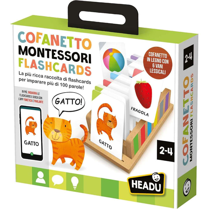HEADU Ludoteca Flashcards Parlanti Montessori - IT59919