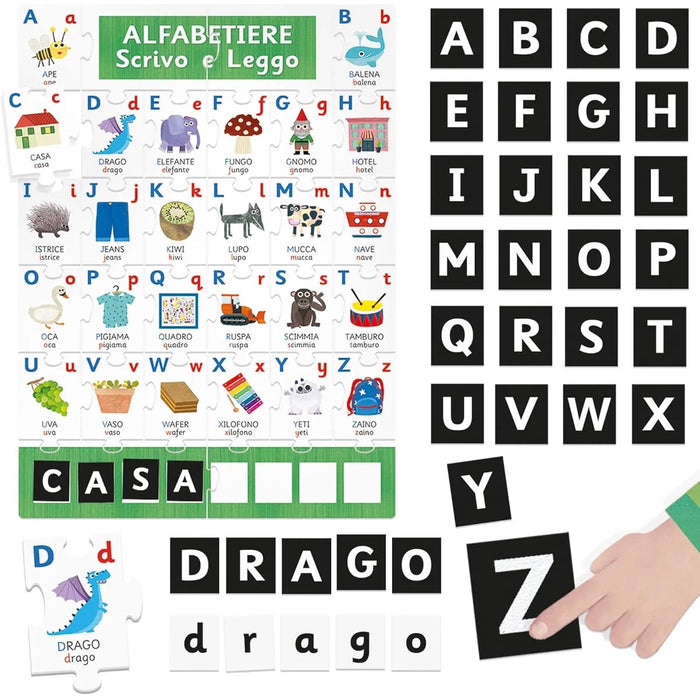 HEADU Alfabetiere Tattile Scrivo E Leggo