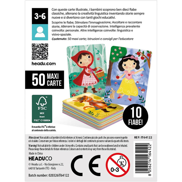 HEADU Carte Vitamine Gioco Inventa Storie E Fiabe