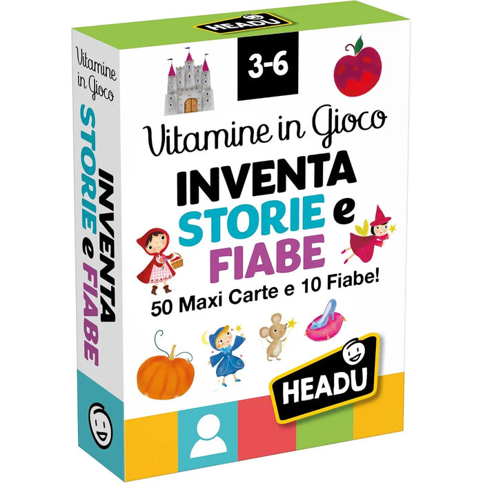 HEADU Carte Vitamine Gioco Inventa Storie E Fiabe