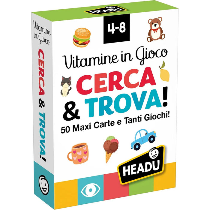 HEADU Carte Vitamine In Gioco Cerca E Trova