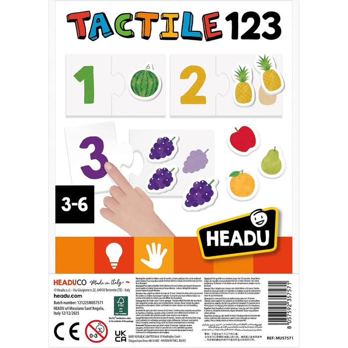 HEADU Tactile Numbers Montessori