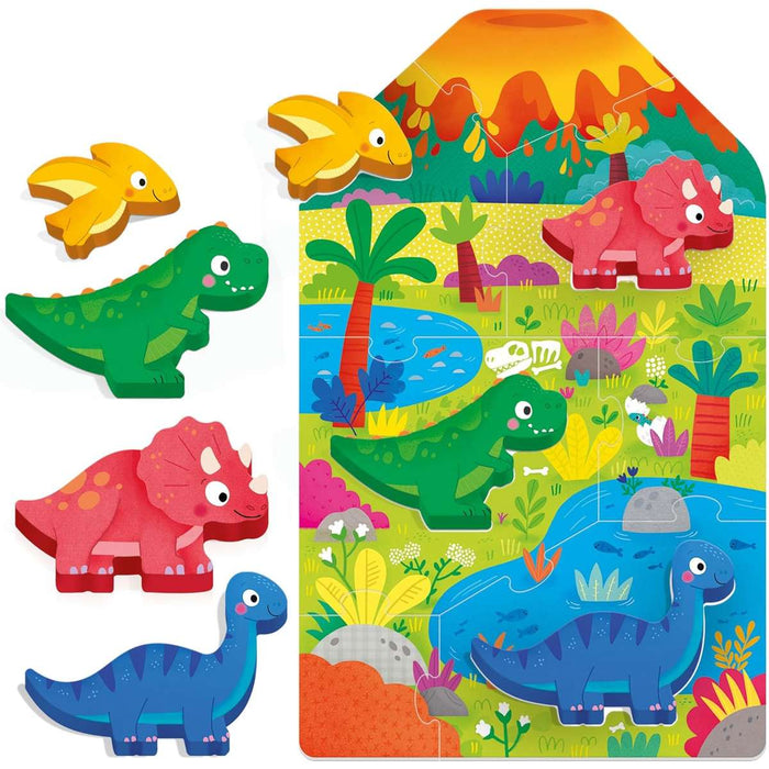 HEADU Montessori First Puzzle Dinosaurs - MU59025