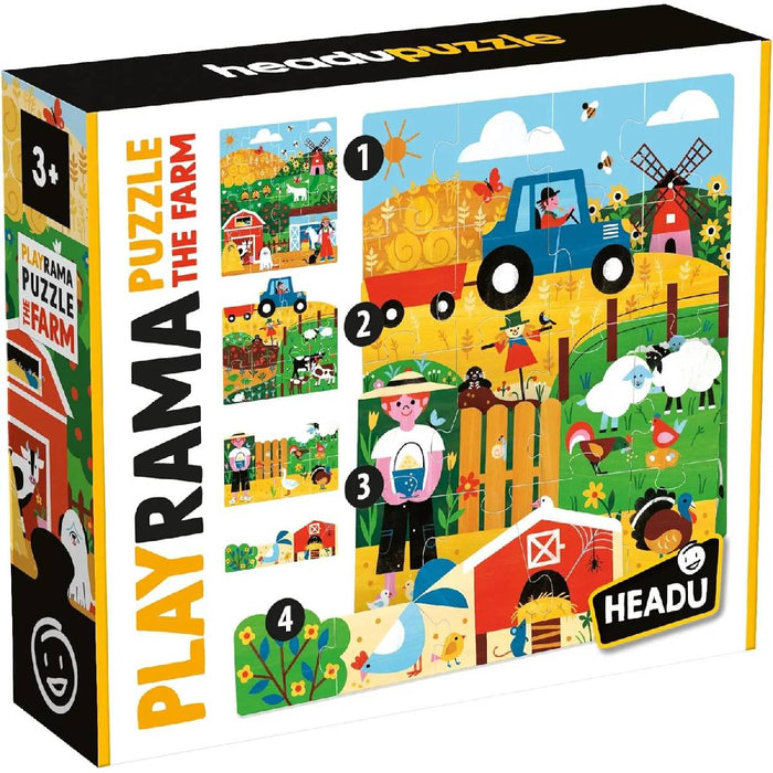 HEADU Playrama Puzzle Farm - MU59032