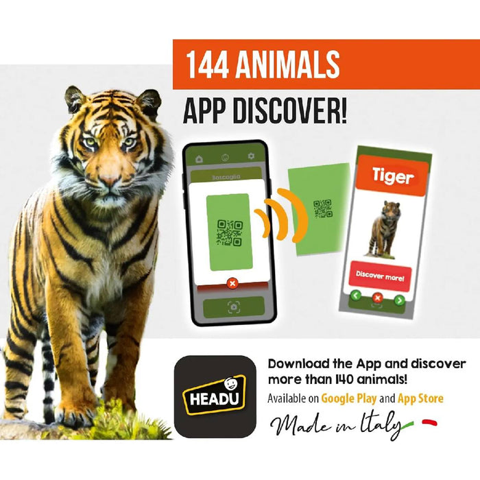 HEADU Memorix 108 Animal Cards - MU63378