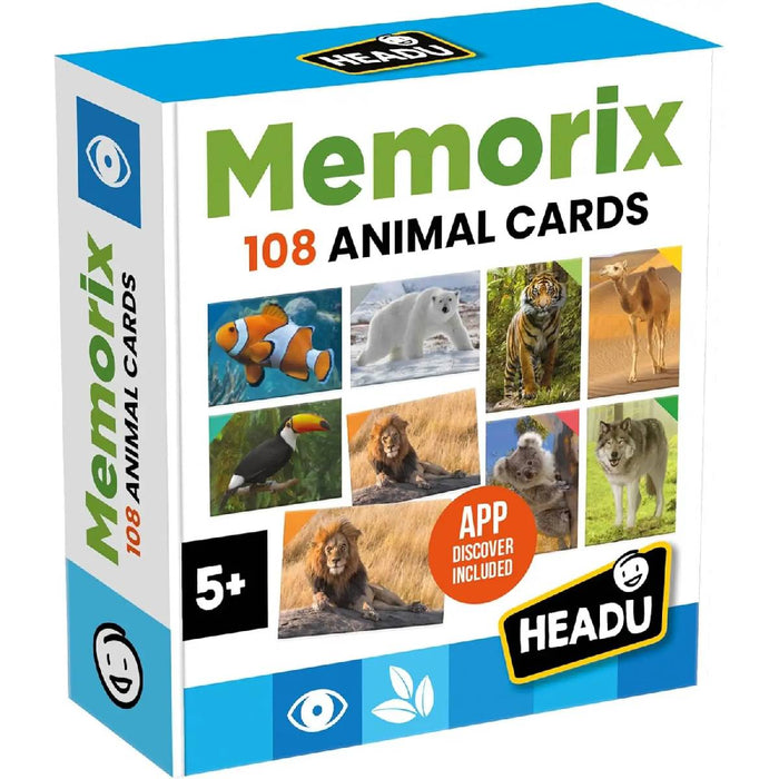 HEADU Memorix 108 Animal Cards - MU63378