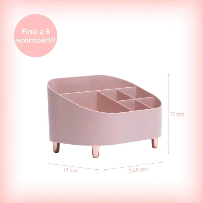 IBS Organizer Multiuso Con Scomparti Porta Cosmetici E Accessori Beauty - HIB26