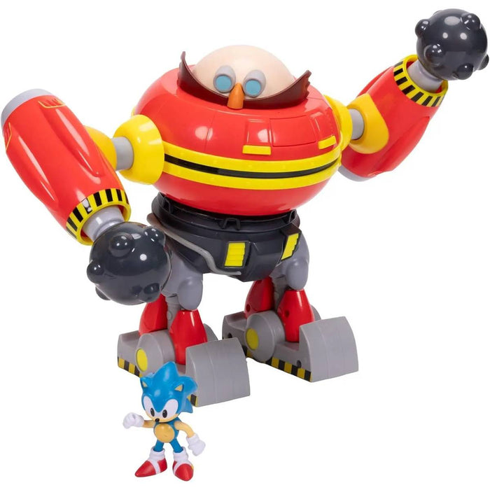 JAKKS PACIFIC Sonic Vs Robot Eggman Set Battaglia Gigante - 428154